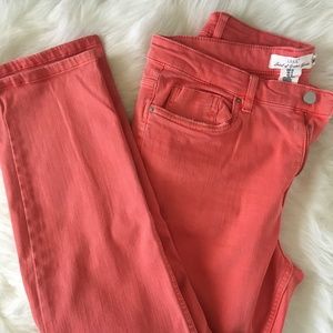 H&M Coral Jeans
